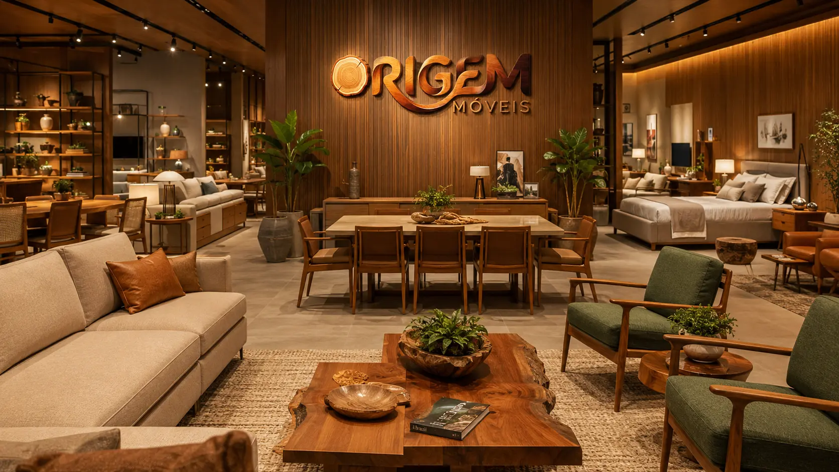 Origem Móveis - sala decorada